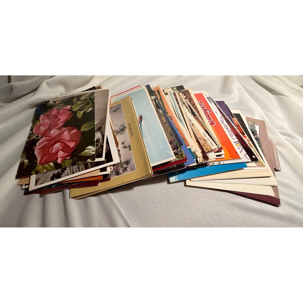 Vintage Postcard Lot Travel Gatlinburg Texas New Mexico Arizona Wyoming Art